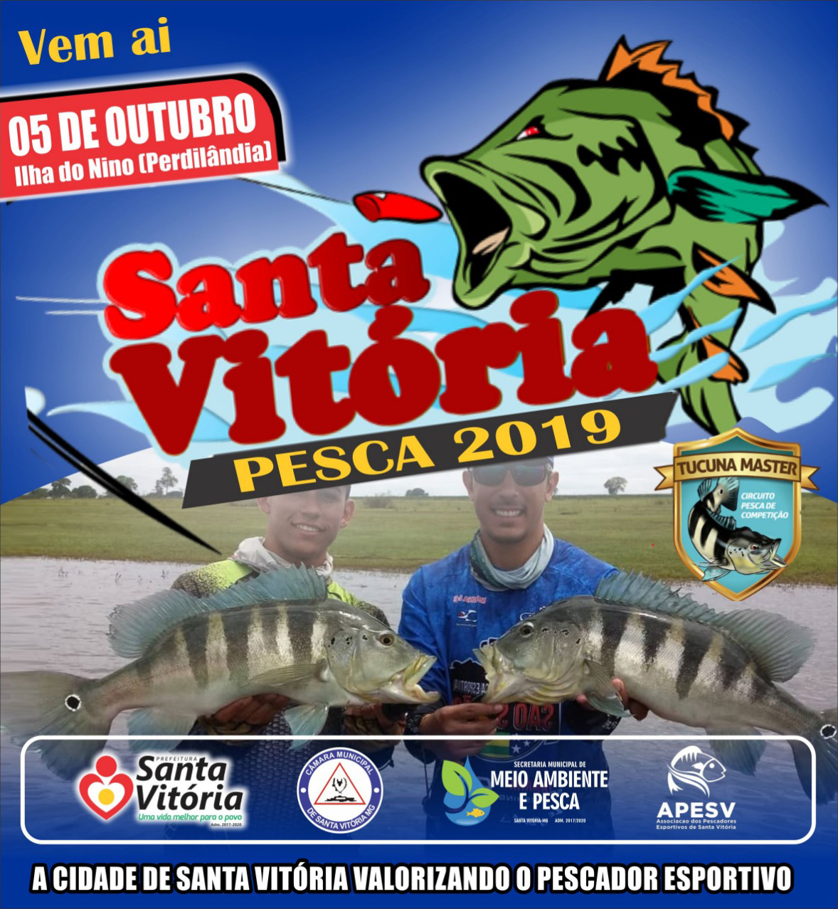 Prefeitura promove Santa Vitória Pesca 2019